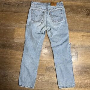Levi's Light Blue Denim Jeans Rare Vintage Orange Tab Made in Canada 70s